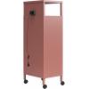 imageNovogratz Cache Metal LockerStyle Mobile Storage Cart Powder BlueDusy Rose