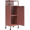imageNovogratz Cache Metal LockerStyle Mobile Storage Cart Powder BlueDusy Rose
