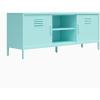 imageNovogratz Cache Metal LockerStyle TV Stand for TVs up to 65quot Mint