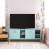 imageNovogratz Cache Metal LockerStyle TV Stand for TVs up to 65quot Mint