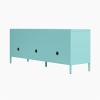 imageNovogratz Cache Metal LockerStyle TV Stand for TVs up to 65quot Mint