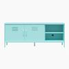 imageNovogratz Cache Metal LockerStyle TV Stand for TVs up to 65quot Mint