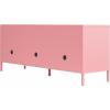 imageNovogratz Cache Metal LockerStyle TV Stand for TVs up to 65quot OrangeBashful Pink