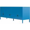imageNovogratz Cache Metal LockerStyle TV Stand for TVs up to 65quot OrangeBright Blue