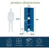 imageNovogratz Cache Single Metal Locker Storage Blue Cabinet