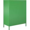 imageNovogratz Channing 2 Door Accent CabinetMesh Metal Locker Kelly GreenKelly Green