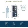 imageNovogratz Channing Corner Storage Cabinet with 2 Doors Navy BlueNavy