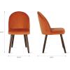 imageNovogratz DL8454C Burma Dining Chairs Orange