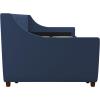 imageNovogratz Her Majesty Upholstered Daybed and Trundle Twin over Twin Grey LinenBlue Linen