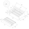 imageNovogratz Her Majesty Upholstered Daybed and Trundle Twin over Twin Grey LinenIvory