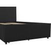 imageNovogratz Kelly Upholstered Bed with Underbed Storage Drawers and Clean Lined Headboard Queen Dark Gray LinenDark Gray Linen