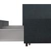 imageNovogratz Kelly Upholstered Bed with Underbed Storage Drawers and Clean Lined Headboard Queen Dark Gray LinenNavy