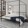 imageNovogratz Marion Canopy Bed King BlackBlack