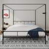 imageNovogratz Marion Canopy Bed King BlackBlack