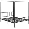 imageNovogratz Marion Canopy Bed King BlackBlack