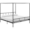 imageNovogratz Marion Canopy Bed King BlackBlack