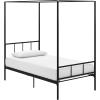 imageNovogratz Marion Canopy Bed King BlackBlack