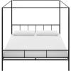 imageNovogratz Marion Canopy Bed King BlackBlack