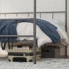 imageNovogratz Marion Canopy Bed King BlackDark Gray