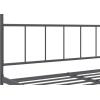imageNovogratz Marion Canopy Bed King BlackDark Gray