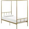 imageNovogratz Marion Canopy Bed King BlackGold
