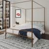 imageNovogratz Marion Canopy Bed King BlackGold