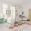 imageNovogratz Marion Canopy Bed King BlackGold