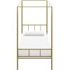 imageNovogratz Marion Canopy Bed King BlackGold