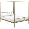 imageNovogratz Marion Canopy Bed King BlackGold
