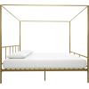 imageNovogratz Marion Canopy Bed King BlackGold