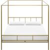 imageNovogratz Marion Canopy Bed King BlackGold