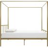 imageNovogratz Marion Canopy Bed King BlackGold