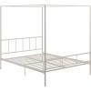 imageNovogratz Marion Canopy Bed King BlackWhite