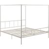 imageNovogratz Marion Canopy Bed King BlackWhite