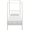 imageNovogratz Marion Canopy Bed King BlackWhite