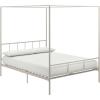 imageNovogratz Marion Canopy Bed King BlackWhite