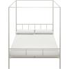 imageNovogratz Marion Canopy Bed King BlackWhite