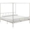 imageNovogratz Marion Canopy Bed King BlackWhite