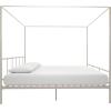 imageNovogratz Marion Canopy Bed King BlackWhite