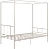 imageNovogratz Marion Canopy Bed King BlackWhite