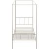 imageNovogratz Marion Canopy Bed King BlackWhite