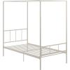 imageNovogratz Marion Canopy Bed King BlackWhite