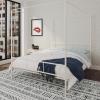 imageNovogratz Marion Canopy Bed King BlackWhite