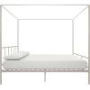 imageNovogratz Marion Canopy Bed King BlackWhite