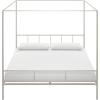 imageNovogratz Marion Canopy Bed King BlackWhite