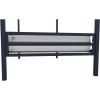 imageNovogratz Maxwell Metal Full Loft Bed with Desk ampamp Shelves NavyBlackNavy Blue