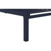 imageNovogratz Maxwell Metal Full Loft Bed with Desk ampamp Shelves NavyBlackNavy Blue