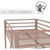 imageNovogratz Maxwell Metal Full Loft Bed with Desk ampamp Shelves NavyBlackPink
