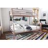 imageNovogratz Maxwell Metal Full Loft Bed with Desk ampamp Shelves NavyBlackPink