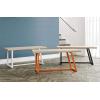imageNovogratz Palomino Asymmetrical Entryway Bench White